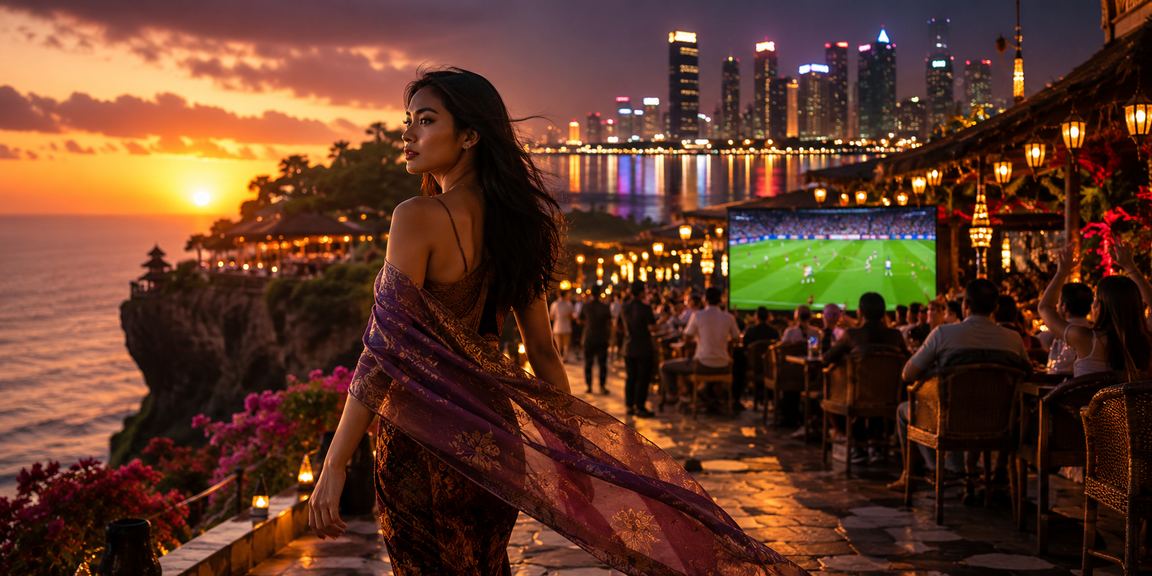 Suasana malam pasar Vietnam dengan aktivitas taruhan digital yang semarak dan ramai