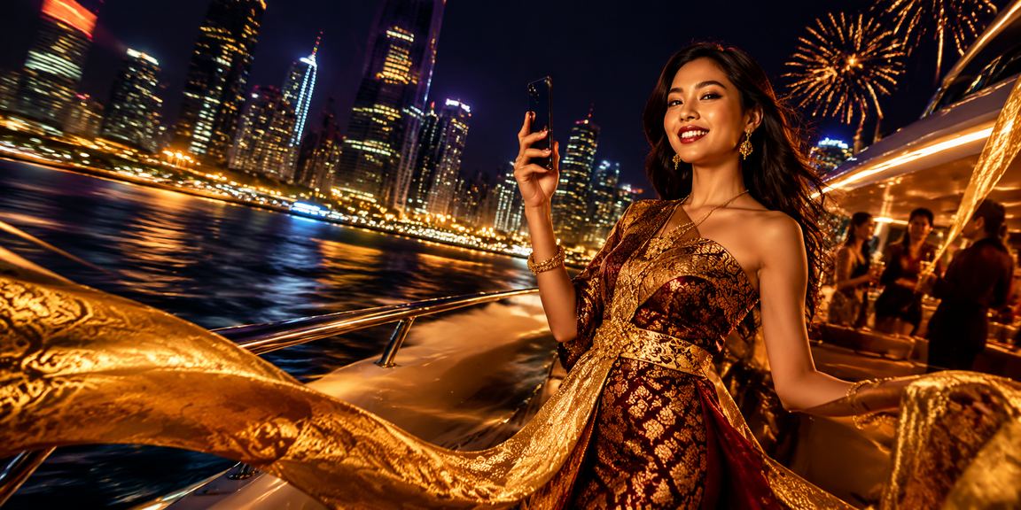 Suasana festival hiburan Vietnam dengan program rebate dan bonus yang meriah untuk para peserta